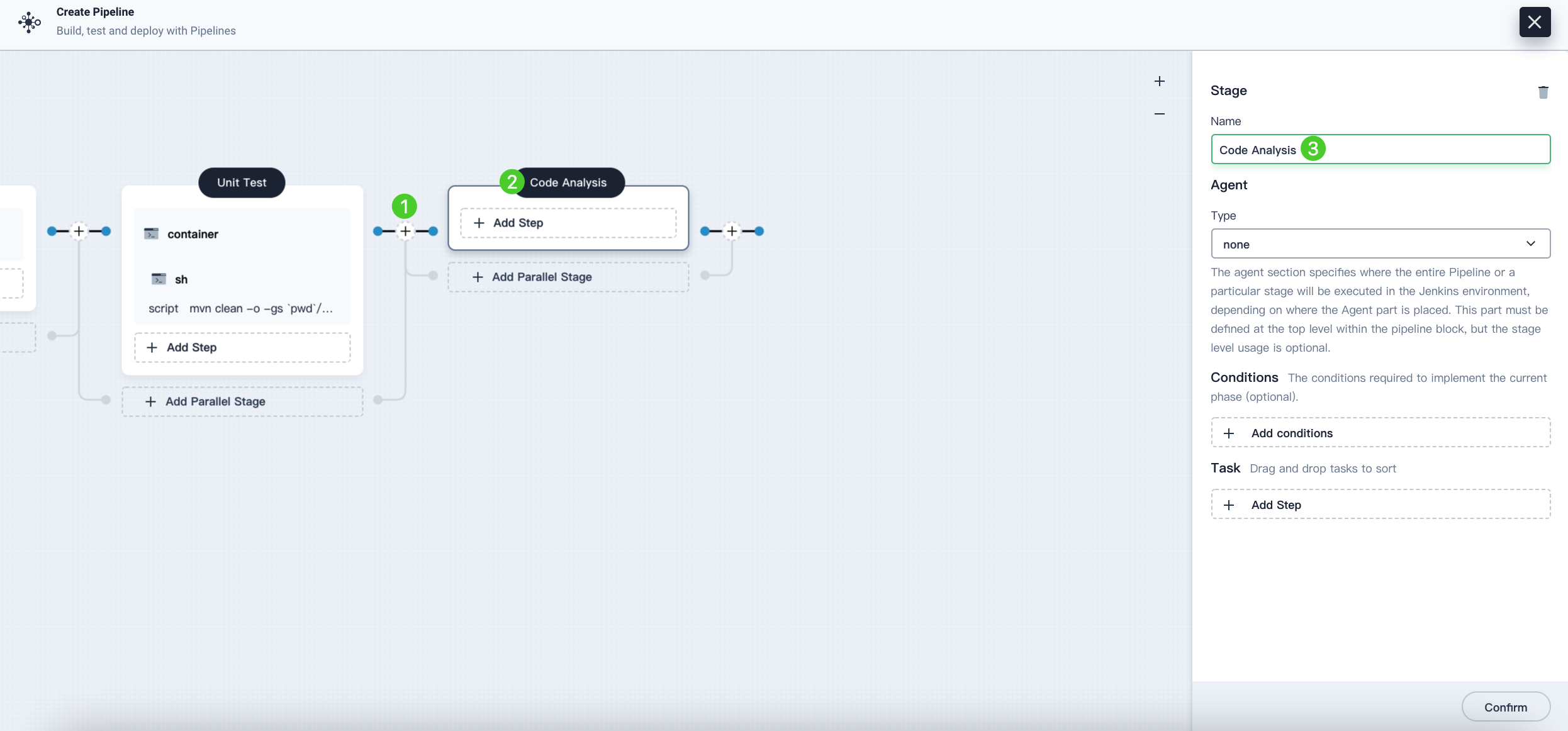 code analysis stage